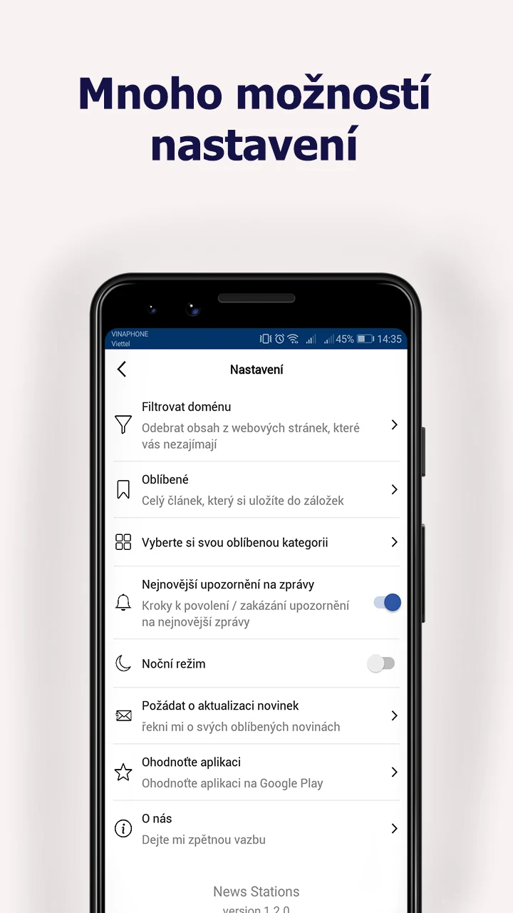České Zprávy (Novinky) screenshot