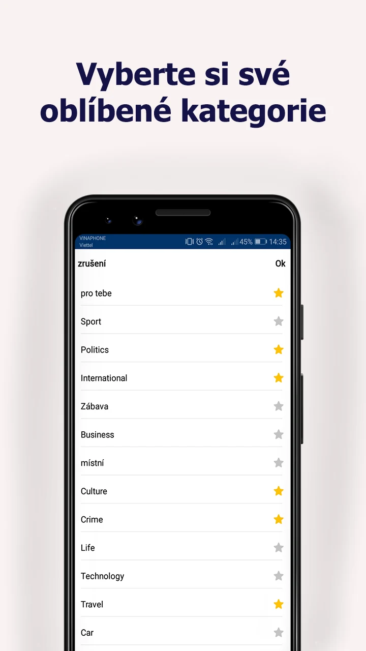 České Zprávy (Novinky) screenshot